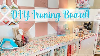 EASY DIY Ironing Board Tutorial No Sew [upl. by Ceevah916]