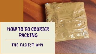 Courier Packing Simple courier packagingHow to do courier packing [upl. by Marilla]