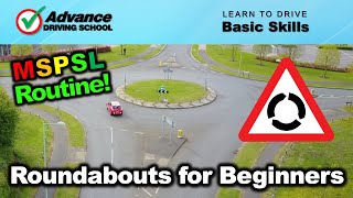 Roundabouts for Beginners  Learn to drive Basic skills [upl. by Kramal879]