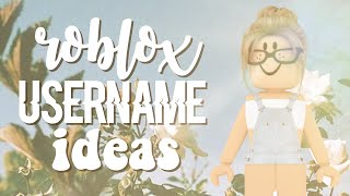 Aesthetic Roblox Username Ideas 2021  Flxral ♡ [upl. by Rinum]