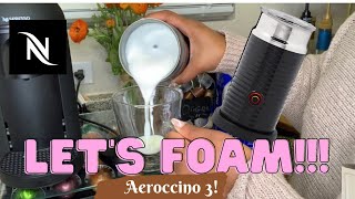 How To Foam Milk With Aeroccino 3 Make Coffee With Foam Tips amp Tricks  Easy Foamed Latte Recipe [upl. by Idnic]