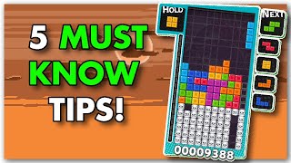 5 MUST KNOW tips for TETRIS beginners [upl. by Melisse]