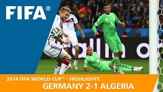 Germany v Algeria  2014 FIFA World Cup  Match Highlights [upl. by Rossie360]