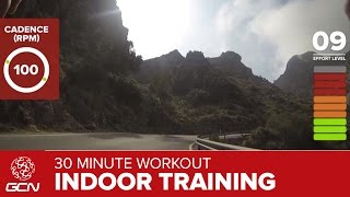 30 Minute Workout  Indoor Cycling Hill Climb Training [upl. by Nuawd]