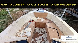 Boat conversion into Bowrider [upl. by Ana]