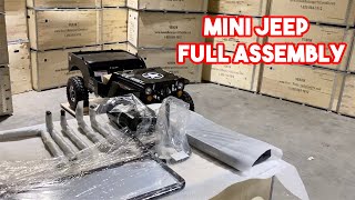 FULL ASSEMBLY Venom Motorsports Mini Jeep 125cc [upl. by Nnaid]