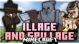 Illage and Spillage V1 Addon MCPE 119  Java to Bedrock [upl. by Mcroberts697]