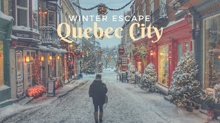 Winter Escape Christmas in Quebec City [upl. by Melville]