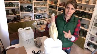 Mixing Glazes from Clayscapes Pottery [upl. by Cha]