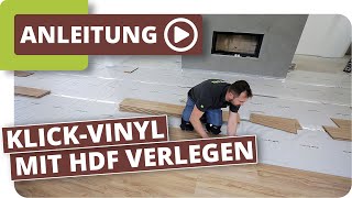 Klick Vinylboden mit HDF Trägerplatte [upl. by Razal663]