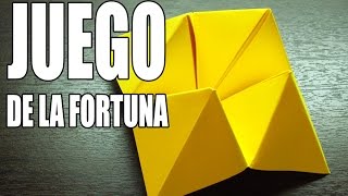 COMO HACER UN COMECOCOS DE PAPEL PASO A PASO FORTUNE TELLER  ORIGAMI FACIL [upl. by Shea]