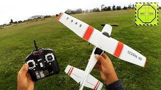 Avion Cessna 182 de RC para aprender a volar Review en español DRONEPEDIA [upl. by Aket]