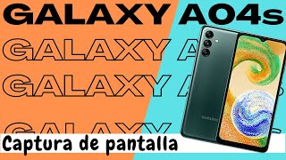 Captura de Pantalla del Samsung A04s [upl. by Brogle]