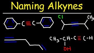 Naming Alkynes  IUPAC Nomenclature amp Common Names [upl. by Helena]