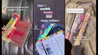 Annotating Books booktok compilation [upl. by Akerley]