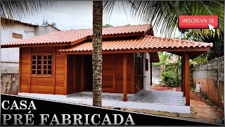 Casa de Madeira Pré Fabricada 06 [upl. by Aiepoissac]