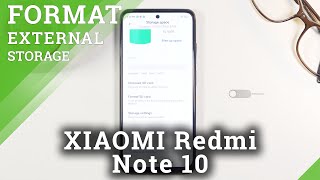 How to Format SD Card in XIAOMI Redmi Note 10 – Release Memory Card [upl. by Brigit]