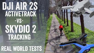 DJI Air 2S Active Track vs Skydio 2 Tested amp Footage [upl. by Ainehta]