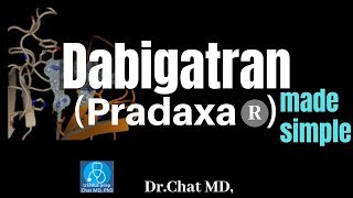 Dabigatran Pradaxa Mechanism of action 【USMLE Biochemistry】 [upl. by Irak]