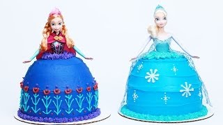 HOW TO MAKE A DISNEY PRINCESS SISTERS CAKE  NERDY NUMMIES [upl. by Tecla]