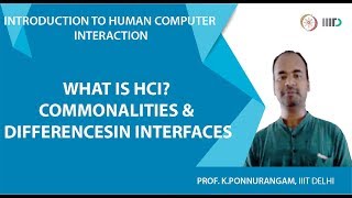 What is HCI Commonalities amp Differences in Interfaces [upl. by Delia622]