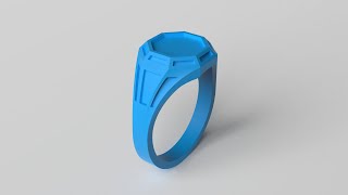 How to model a signet ring in Rhino 3D [upl. by Aivonas706]