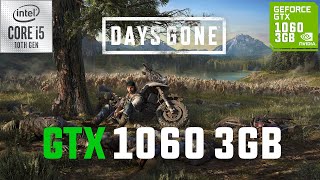 Days Gone GTX 1060 3GB All Settings Tested [upl. by Sivatnod375]