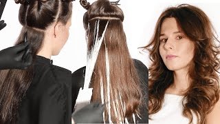 Coloration des cheveux ✄ Balayage Tutorial [upl. by Marras361]