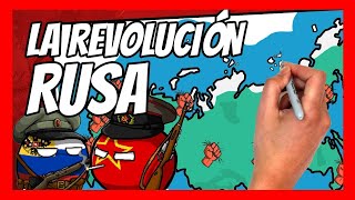 La REVOLUCION RUSA en 12 MINUTOS ft El Mapa de Sebas [upl. by Monty]