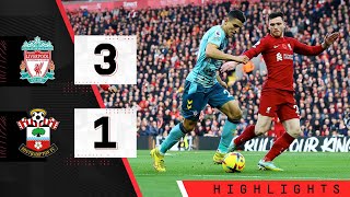 HIGHLIGHTS Liverpool 31 Southampton  Premier League [upl. by Solokin]