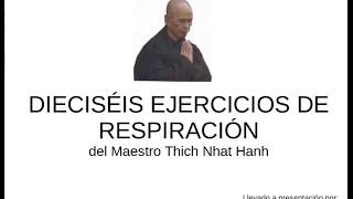 16 ejercicios respiratorios del Maestro Thich Nhat Hanh [upl. by Fayola]