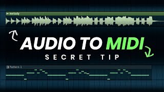 How to convert Audio File to MIDI File in FL Studio  Easy Steps  Synth Studios [upl. by Sucam649]