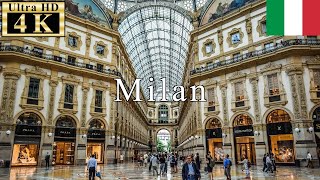 🇮🇹Milan Winter Walk  Galleria Vittorio Emanuele II  【4K 60fps】 [upl. by Moraj54]