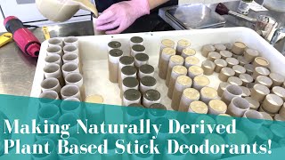 Making Plant Based Deodorants in Eco Friendly Tubes [upl. by Little]