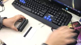 How to use MSR100 to read the magnetic cards data [upl. by Ayin]