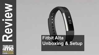 NEW fitbit Alta Unboxing and Setup [upl. by Adnicaj]