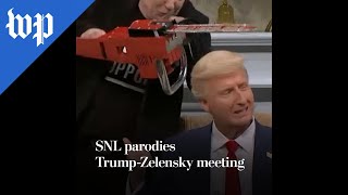 SNL parodies TrumpZelensky meeting [upl. by Fernald]