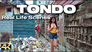 Exploring TONDO Manila Philippines  Virtual Look 4K [upl. by Eednac97]