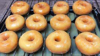 Soft GLAZED DONUTS  DOUGHNUTS  Sweet Glaze [upl. by Yesteb]