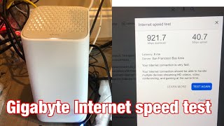 Gigabit internet test using Comcast Xfinity XF1 [upl. by Elacim]