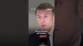 JO Paris 2024  Macron annonce des «plans B et C» la cérémonie d’ouverture [upl. by Alina]