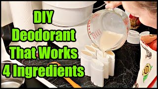 DIY All Natural Deodorant at Home Just 4 Ingredients [upl. by Canning156]