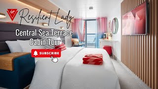 Central Sea Terrace Cabin Tour 11106A  Virgin Voyages Resilient Lady [upl. by Jeremy]