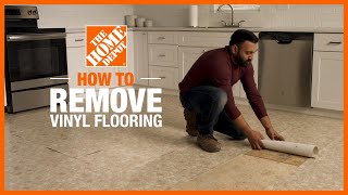 How to Remove Vinyl Flooring  The Home Depot [upl. by Ree]