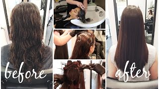 My Hair Transformation  Keratin Complex Smoothing Treatment  Eliana Jalali [upl. by Eintihw]