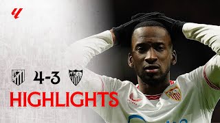 Atlético de Madrid vs Sevilla FC 43 LALIGA  Resumen [upl. by Honna]