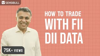 Options Trading Tutorial How to Trade Using FII DII Data [upl. by Ahsas637]