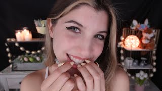 ASMR Teeth Tapping  A Tapping Smiling AND Mouth Sounds Combo 😊 [upl. by Ferrand395]