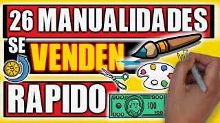 26 MANUALIDADES QUE MAS SE VENDEN [upl. by Yorker]