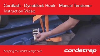 Cordstrap  9 Cordlash  Dynablock Hook  Manual Tensioner [upl. by Lionel961]